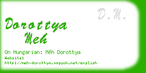 dorottya meh business card